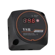 Rơ le cách ly bảo vệ màn hình hiển thị kỹ thuật số pin kép ô tô 12V 140A