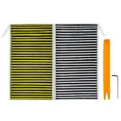 2Pack Car Air Filter for Tesla Model 3 Y 3rd Air Conditioner Cabin Filter with Activated Carbon Replacement Model3 Accessories