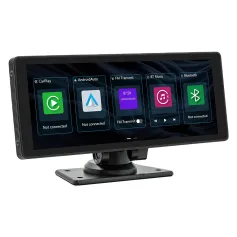 10.26 Inch Liftable Camera Car bluetooth MP5 Player AHD Portable Screen Car Central Control Driving Recorder Wireless Carplay Mirrorlink