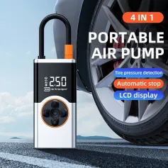 150PSI Multi-Functional Car Tire Inflator High-Pressure Portable Fast inflation Air Pump Built-in LED Emergency Light