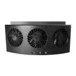 Car Exhaust Fan 3-Head Cooling Fan USB Powered Car Air Purifier Radiator Fan Window Vent Cool Ventilation Interior Accessories