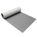 600x2400x5mm jūrinės grindys Faux tikmedžio pilka su juodomis linijomis EVA putplasčio valties pakloto lakštas