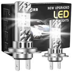 SEALIGHT S6-H7 Pair Car LED Headlight Bulbs 30W 3000LM 6500K High Power Canbus Super Bright 5530 LED Chips IP68 Waterproof