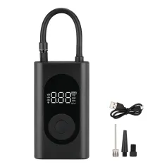 Pompa gonfiabile senza fili da 150 PSI, 15 cilindri, 2000 mAh*2, display LCD digitale per auto, biciclette, veicoli elettrici, motociclette