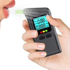 Bærbar alkometer med LED-skjerm Profesjonell Pustealkoholtester For Privat Profesjonell Bruk Hjemme