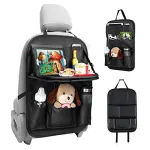 Tsumbay Foldable Car Back Seat Organizer Folding Sack Holder Multi-Pocket Tray Storage Bag