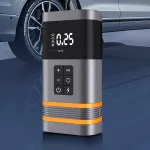 2 In 1 Portable Car Air Pump Emergency Jump Starter Power Bank Inflator with LED Light Fast Inflation Emergency Power Supply