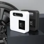 120W 12V Portable Corded Car Air Inflator Pump with LED Lighting Automatic Tire Pumping with Intelligent Digital Display