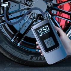 Cordless150psi Vehicle Air Pump with LED Lighting Digital Display Accurate Detection Of Preset Tire Pressure Low Noise Tire Inflation