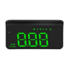 M1 Multifunctional New Energy Car HUD Head-up Display GPS Speedometer Dashboard Projection Green Light USB Rechargeable