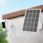 10W Solar Panel Charger Waterproof Solar Panel for Ring Camera 360° Adjustable Wall Mount for Ring Stick Up Cam/Spotlight Cam