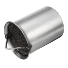 Evrensel 51mm Motosiklet Egzoz Borusu Kutusu Susturucu Susturucu Baffle Çıkarılabilir