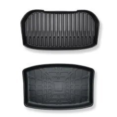 For Tesla Model 3 2024 Highland Refreshed Version Car Front / Rear Trunk Mats Armrest Box Lower Pad Mat / Center Console Lower Pad