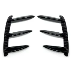 2 st bakre stötfångarskydd splitter canard ommontering för Mercedes Benz A-klass W176 A200 A250 A260 A45 A160 A180 AMG