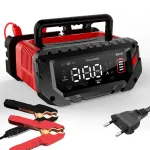 HTRC 6V 12V 24V 10A-30A Smart Repair Battery Maintainer Charger P30 Charging Charger for Car Motorcycle Boat Lead-Acid AGM Lithium LiFePo4 Battery