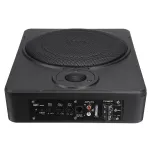 F98773 10inch 800W Car Under Seat Active Amplifier Subwoofer Bass HiFi Slim Speaker