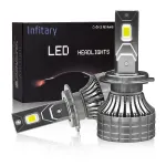 Car LED Headlamps H7 H4 110W 7600LM 6500K White Car Bulbs Lamp WaterProof IP68