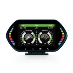 F12 OBD2 HUD Display Gauge On-Board Computer Multi-function Digital Speedometer Tachometer Water/ Temperature Meter Inclinometer