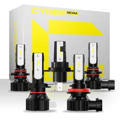 CYBERBEAM A900-C3 H4 / H7 / H11 / 9005 / 9006 Pair 50W Car LED Headlights 10000LM LED Bulbs 6500K White Light LED Headlamps IP68 Waterproof