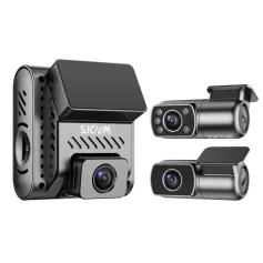 SJCAM M60 Dash Camera 3 Lens 4K Front Internal Rear Ultra Clear Night Shooting 360° Panoramic Shooting Car DVR Driving Recorder