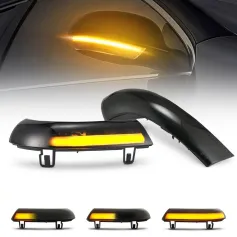 2 luces LED dinámicas de señal de giro para espejo retrovisor, intermitentes y repetidores para VW GOLF 5 MK5 Passat B5.5 B6 Jetta 5 EOS Sharan