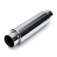 Universal Exhaust Muffler Silencer Glass Pack 12\ Long 3\ Inlet Outlet