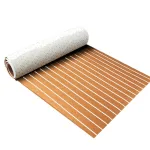 600x2400x5mm Marine Flooring Faux Teak EVA Foam Boat Decking Sheet