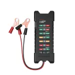 KINGBOLEN Battery Tester Bm410 12~24V Copper Clip Version Car Digital 6 LED Light Alternator Auto Battery Analyze