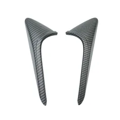 For Tesla Model 3/Y Car Fender Camera Covers Carbon Fiber Side Protective 2PCS