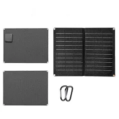9W Portable Solar Panel Monocrystalline Silicon 6V Outdoor Charging Mobile Phone Tablet Power Bank USB-C USB-A Output