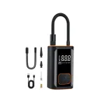 Cordless Car Air Pump Digital Display Portable Air Pump Electric Air Pump Car Tire Pressure Bicycle Inflator with LED Emergency Light