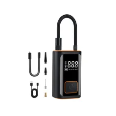 Cordless Car Air Pump Digital Display Portable Air Pump Electric Air Pump Car Tire Pressure Bicycle Inflator with LED Emergency Light