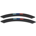 M-Color Sport Wheel Eyebrow Arch Lips Fender Guard Protector Strip Trim Universal