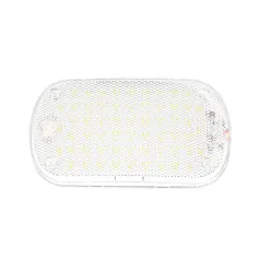 60LED Car Interior Light Bright Transparent Shell Cargo Lighting Cabin Lamp for 12-85V Car Trucks RVs