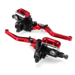 7/8\\ Motorcycle Master Cylinder Hydraulic Brake Pump Clutch Handlebar Lever Reservoir Set