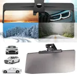1PC Driver Anti-Glare Visor Car Sun Visor Car Mounted Anti Glare Mirror Anti UV Strong Light Vehicle Sunshade