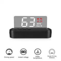 C100 Car OBD HD Speed Projector HUD Head-up Display Auto Speedometer KMH/MPH Compatiable with All cars