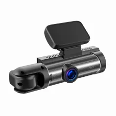 M8 1440P Ultra HD Dash Cam for Recording Front + Interior Car DVR IPS HDR Reversing Image Night Vision 24H Parking Monitoring