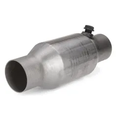 Conversor catalítico universal de alto fluxo para solda de 2,5\ entrada/saída de 400 células em aço inoxidável