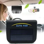 Solar Power Car Cooling Fan Radiator Car Window Auto Air Vent Cool Fan Cooler Solar Panel Energy Saving Ventilation System Radiator