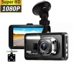 3.0 Inch HD 1080P Dash Cam Recording Video Driving Recorder Reversing Image Parking Monitoring Motion Detection Loop Recording