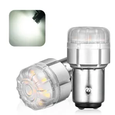 NOVSIGHT 12V 1157 5W LED লাইট বাল্ব 350LM ব্রেক লাইট বাল্ব টেইল লাইট 3020SMD রিভার্স টার্ন সিগন্যাল লাইটের জন্য