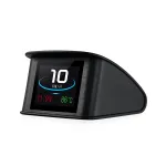 Car HUD Head-Up Display High Definition OBD2 Portable LCD Driving Display Smart Digital Meter Alarm System Speedometer Mileage Water Temperature Turbo Pressure Gauges