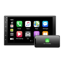 YUEHOO YH-D110-B 7 polegadas 2Din 360¡ã Câmera Android 12.0 Rádio estéreo automotivo MP5 Player Tela IPS 2.5D 8 núcleos GPS DSP WIFI BT5.