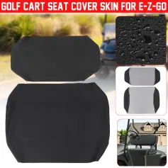 Juego de 2 fundas para asientos de carrito de golf, de cuero sintético, para asientos delanteros, personalizados, para EZGO TXT RXV Club Car DS