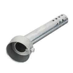 Silenziatore per tubo di scarico per moto da 48 mm, inserto angolato
