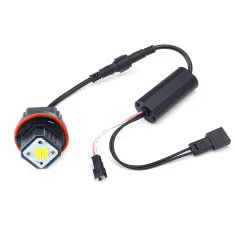 2 luces LED de 80 W con forma de ojo de ángel, sin errores, para BMW E39, E53, E60 y E65