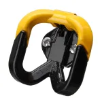 Ganxo de motocicleta Penjador Casc Gadget Guant Universal Groc Per Honda / Kawasaki / Yamaha / Scooter