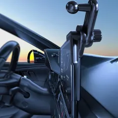 Supporto per telefono cellulare con asta di prolunga per display auto, base universale per supporto GPS con testa a sfera da 17 mm per Tesla Model 3/Y/S/X