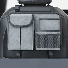 Gray Car Seat Storage Bag Car Hanging Storage Bag Car Storage Bag Hanging